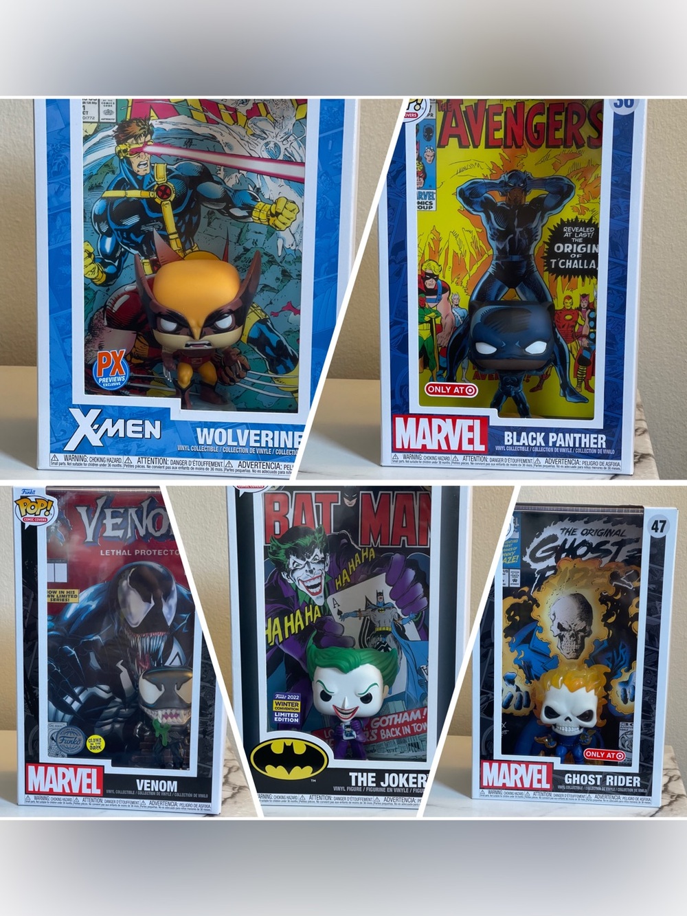 LOT OF 5 funko pop comic covers! Edition